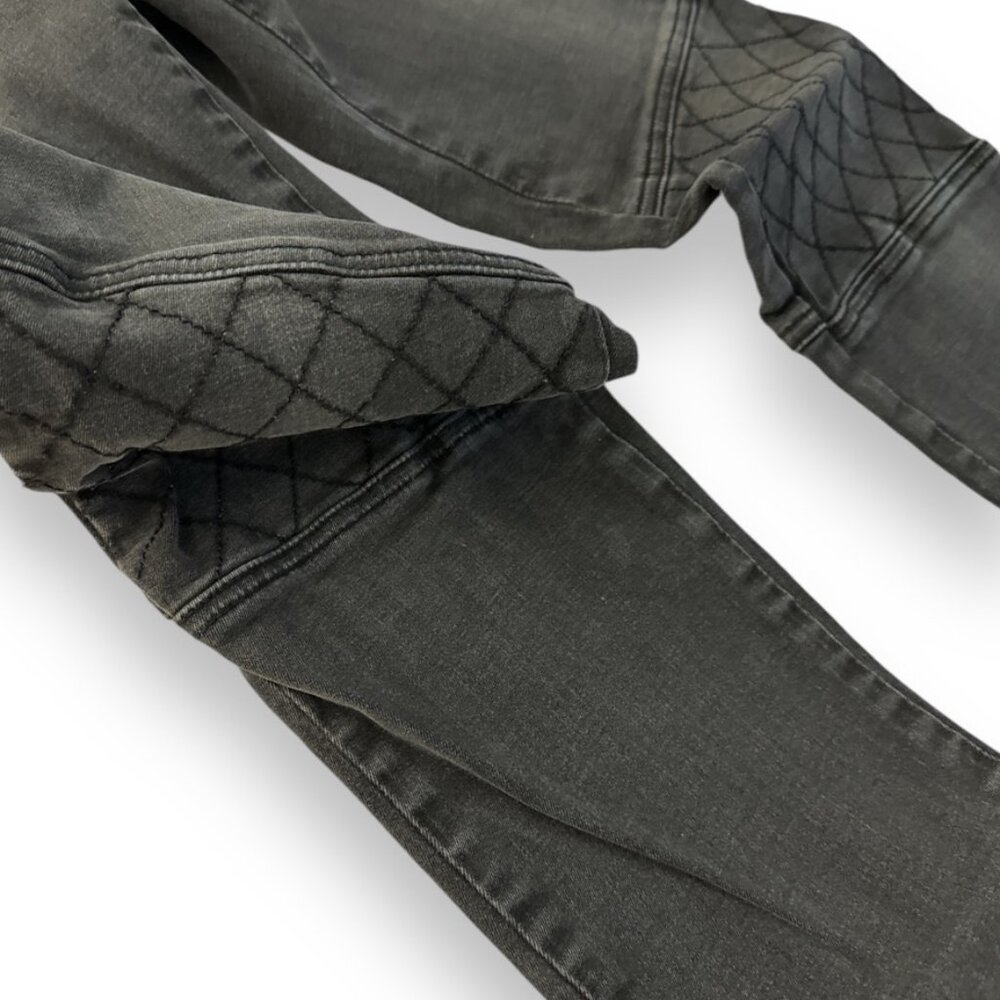 CAbi Jeans Pull-on Washed Gray Wm Sz 6 Unique EUC